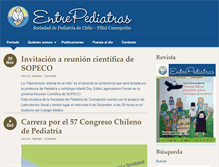 Tablet Screenshot of entrepediatras.cl